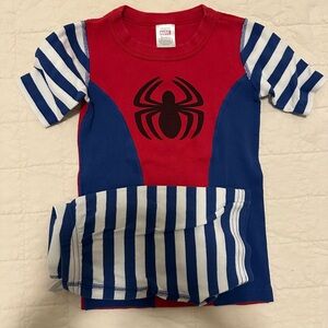 Hanna Andersson spider man set. Shorts. 130/size 8